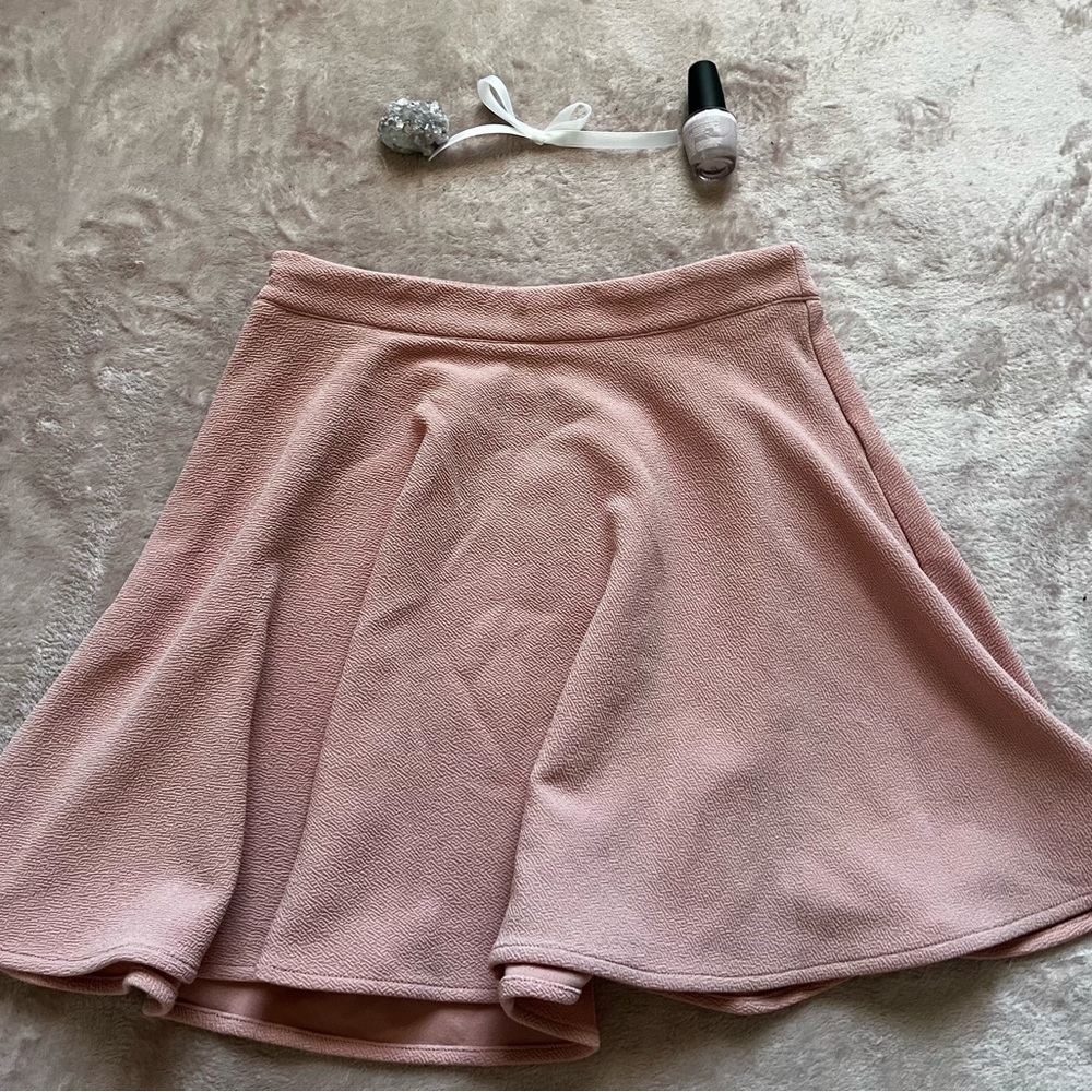 Pink flare skirt🌸